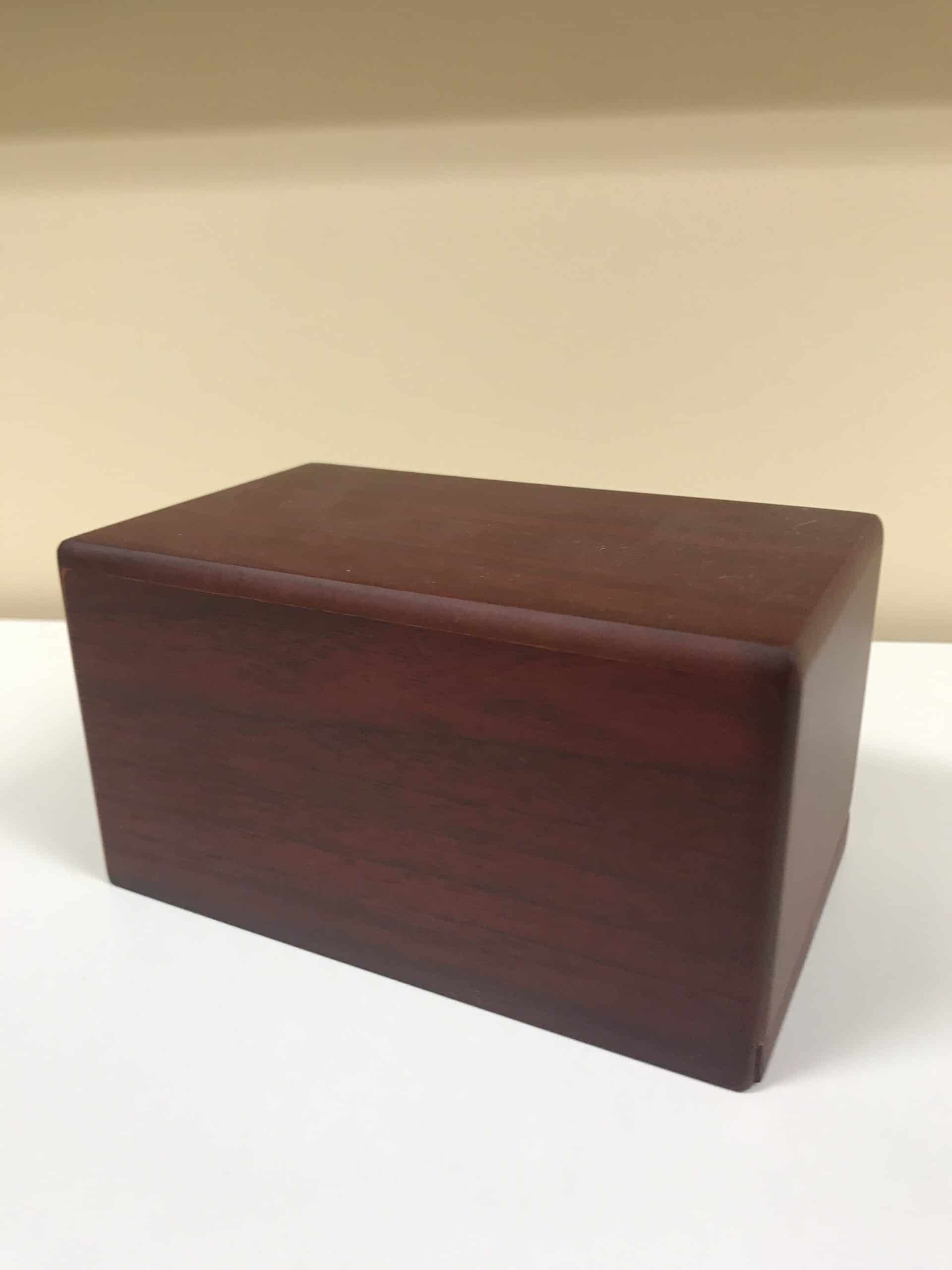 Small Blackwood Timber Urn