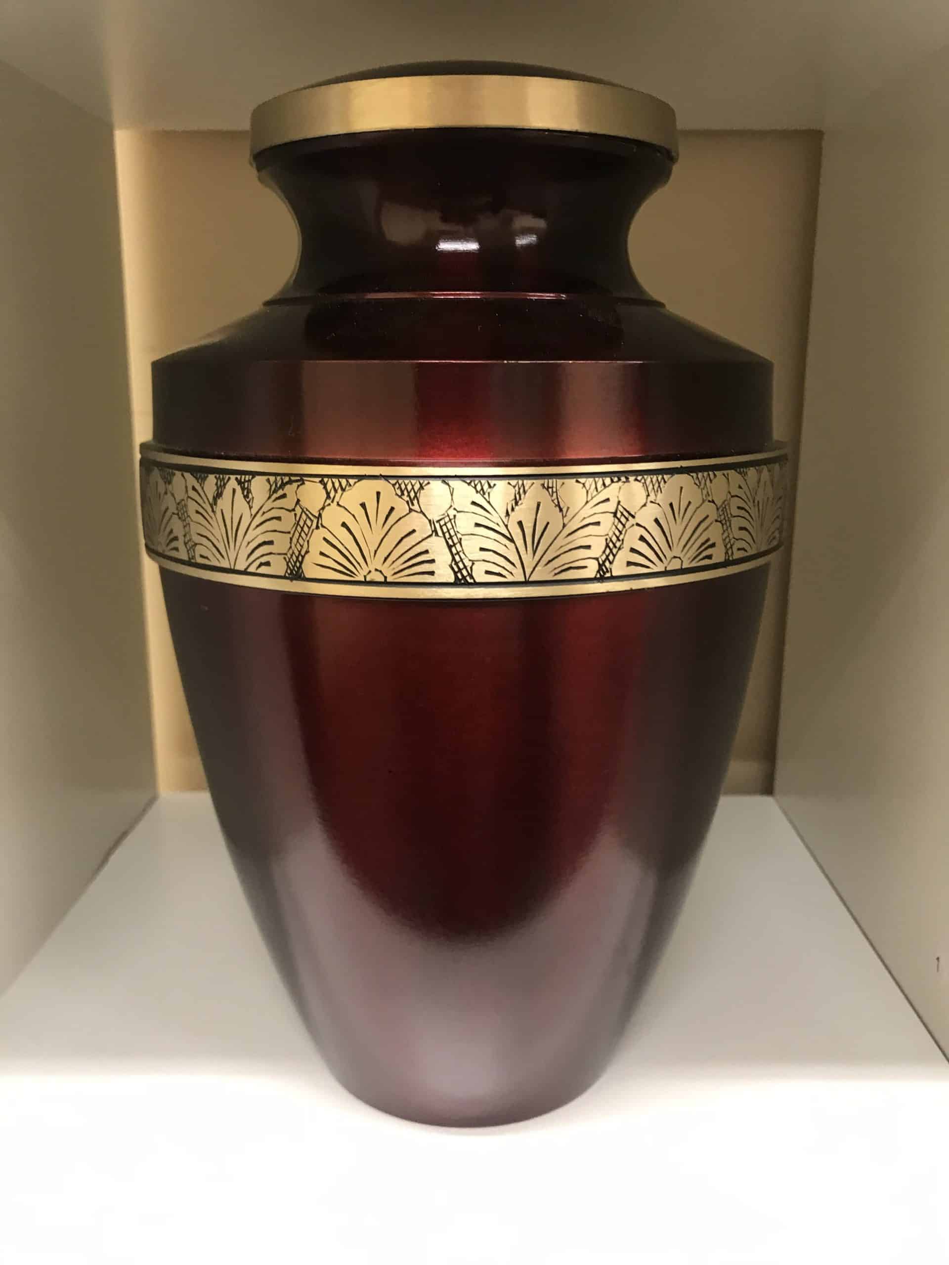 Grecian Crimson Urn
