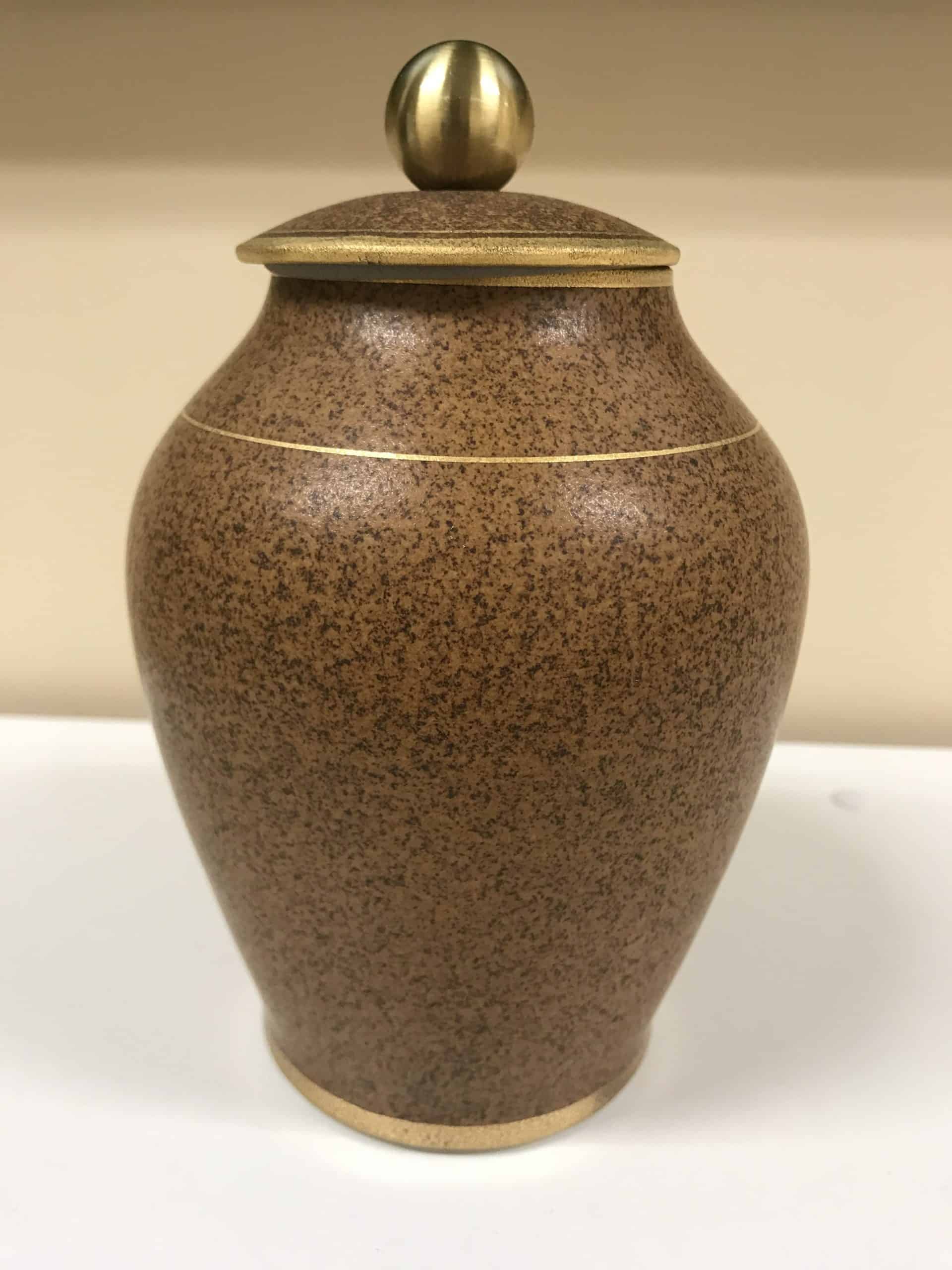 Medium Brown Urn